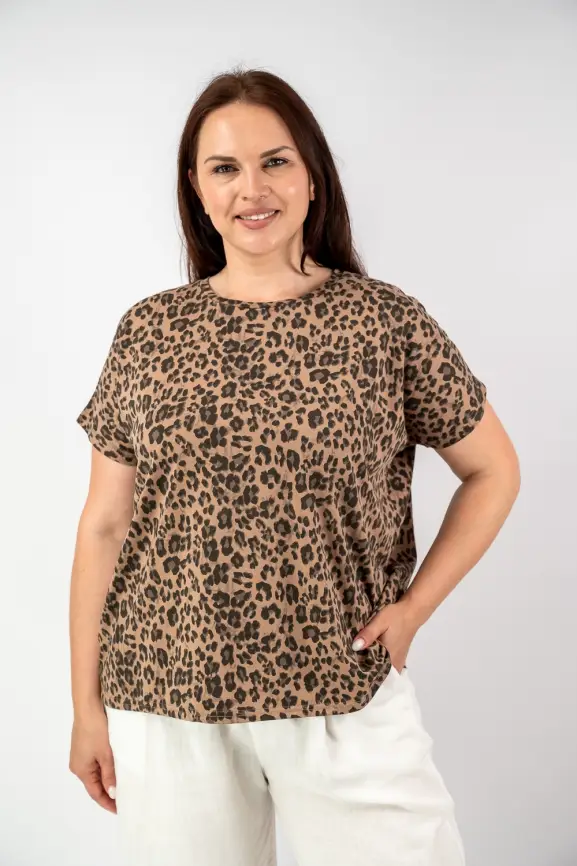 Футболка Леопард ЭттоПлюс 0019-2 Размер 50-58 фото 1