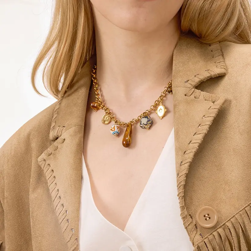 Колье с подвесками Б0252 фото 2