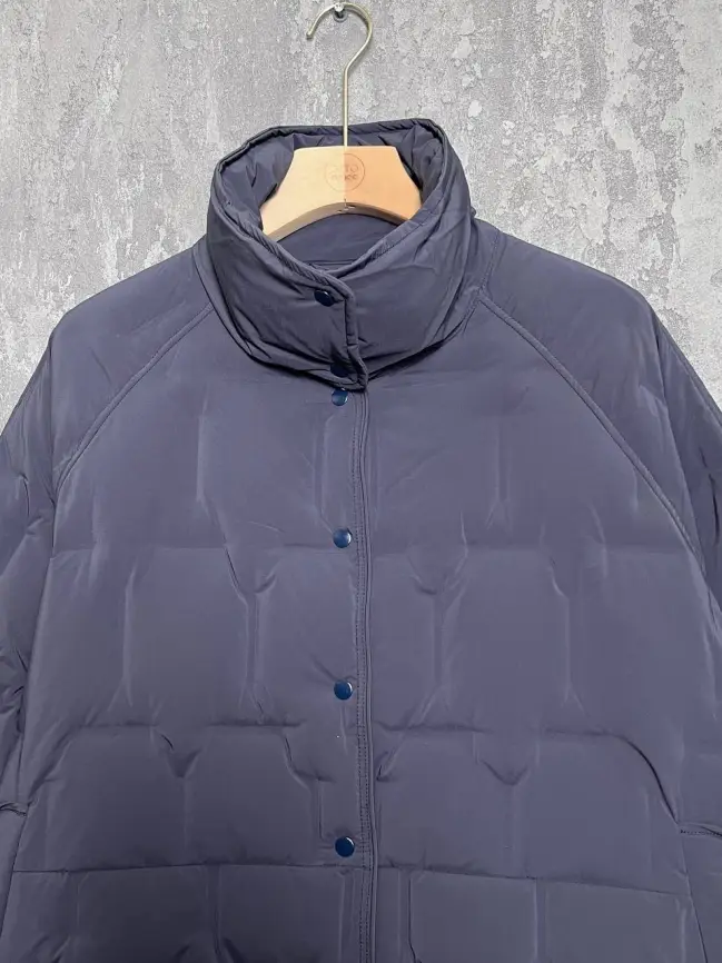 Пуховое пальто 6325 Размер 46-56 фото 10