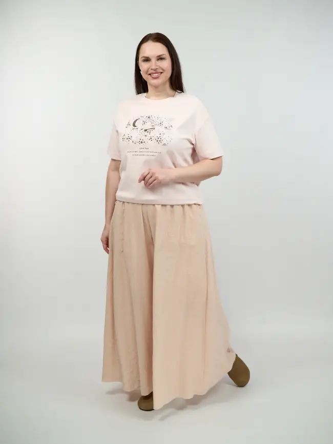 Брюки юбка 2095 Размеры 46-58 фото 29