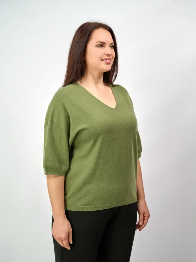 Джемпер 20241 ЭттоПлюс Размер 50-58 фото 29