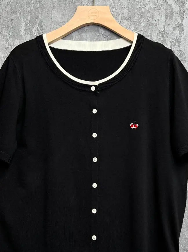 Кардиган с вышивкой 23033 размеры 48- 56 фото 3