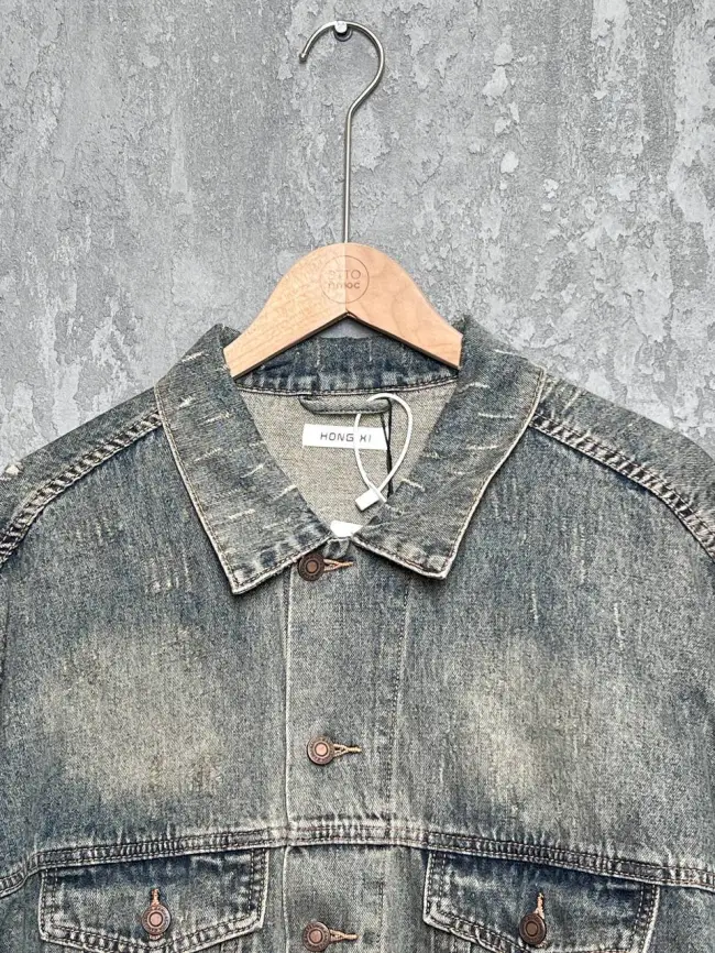 Куртка джинсовая 25163 Размер 54-60 фото 13