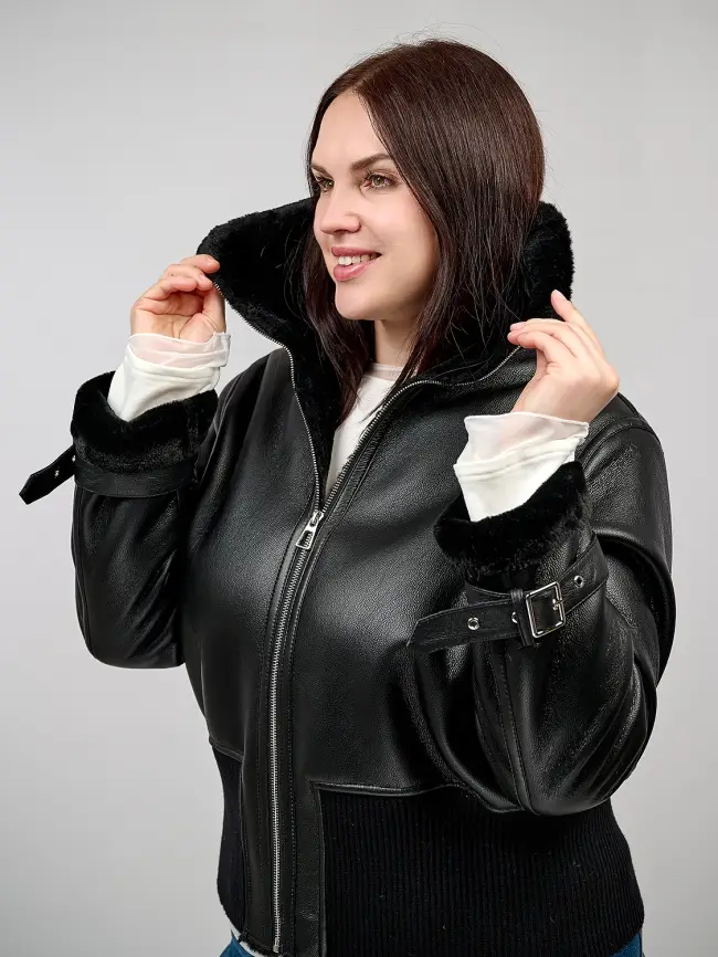 Дубленка 18702 Размер 48-52 фото 8