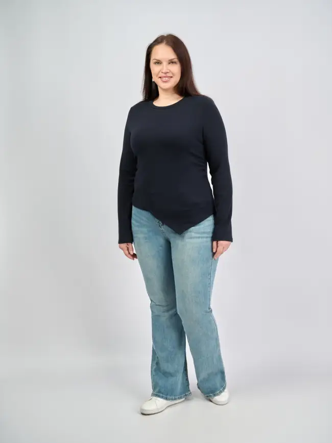 Лонгслив 25209 Размер 48-52 фото 22