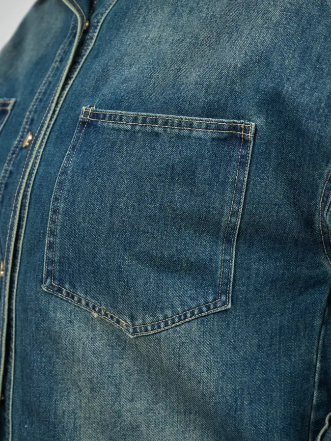 Куртка джинсовая 65227 Размер 48-56 фото 27