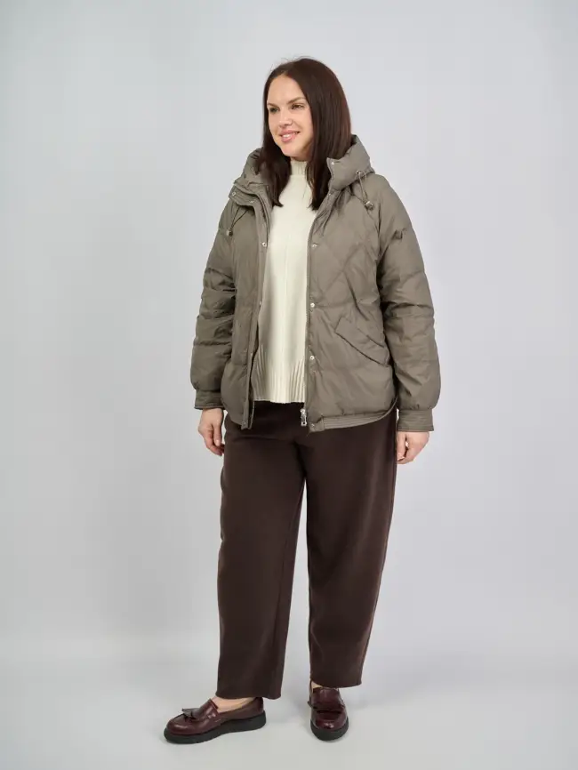 Пуховая куртка ЭттоПлюс 2553 Размер 48-52 фото 185