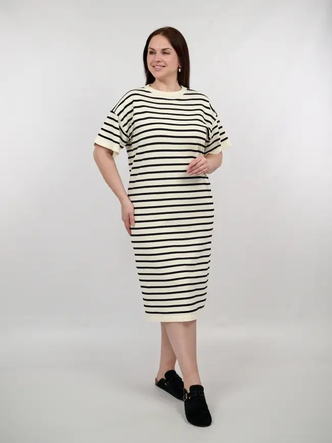 Трикотажное платье 7569 Размер 50-58 фото 22