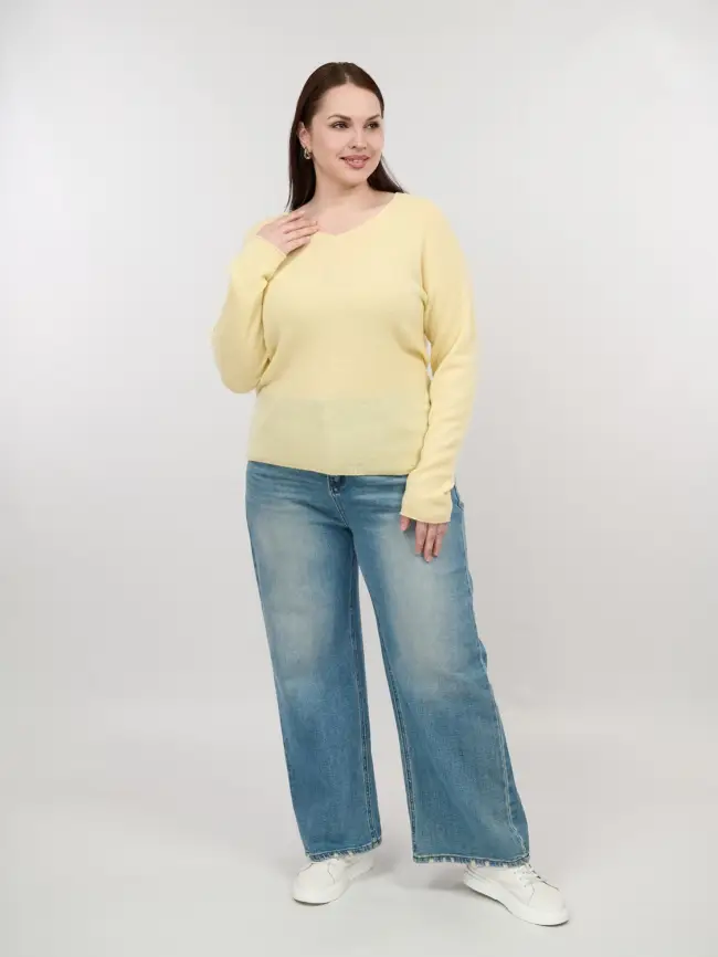 Джемпер шерсть,кашемир 25678 Размер 48-56 фото 53