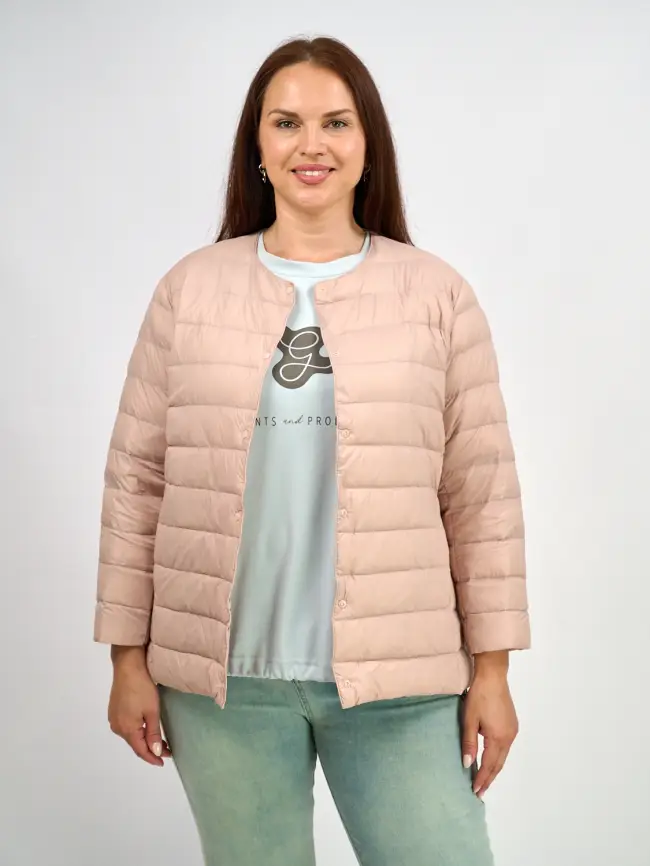 Легкая пуховая куртка 8802 фото 9