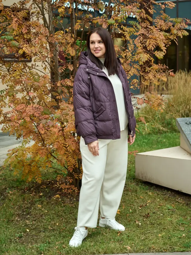 Пуховая куртка ЭттоПлюс 2553 Размер 48-52 фото 25