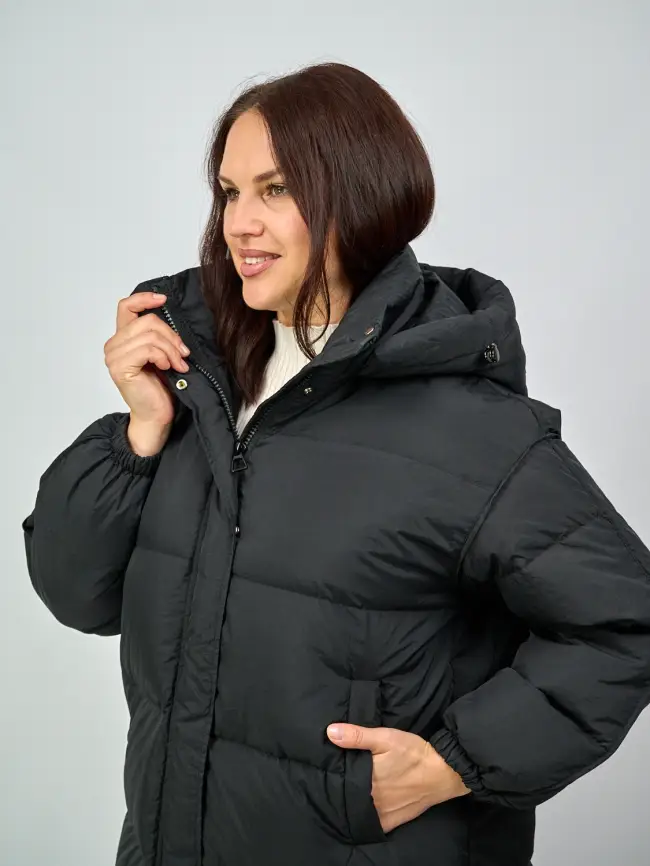 Пуховик А-силуэт 811 фото 5