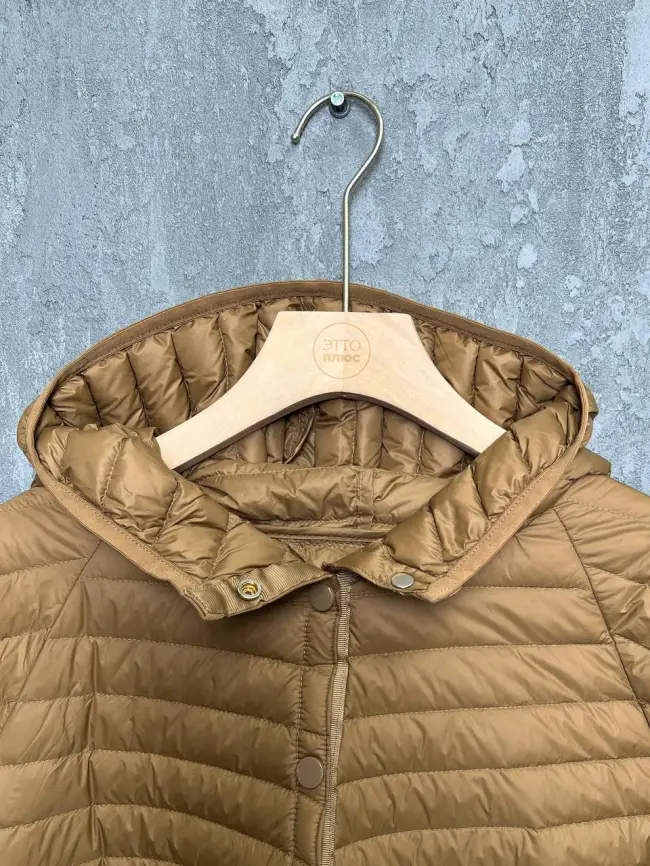 Куртка пух легкая короткая с заклепками 8183 Размер 48-58 фото 68