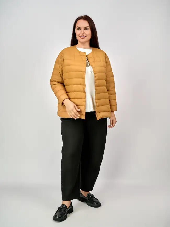 Легкая пуховая куртка 8802 фото 106