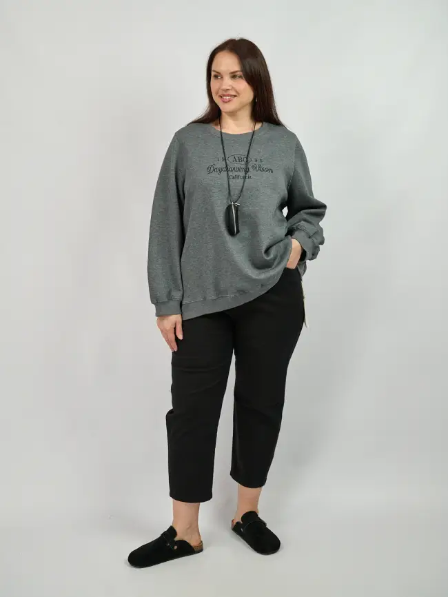 Брюки 7/8 1008 Размеры 50-58 фото 22