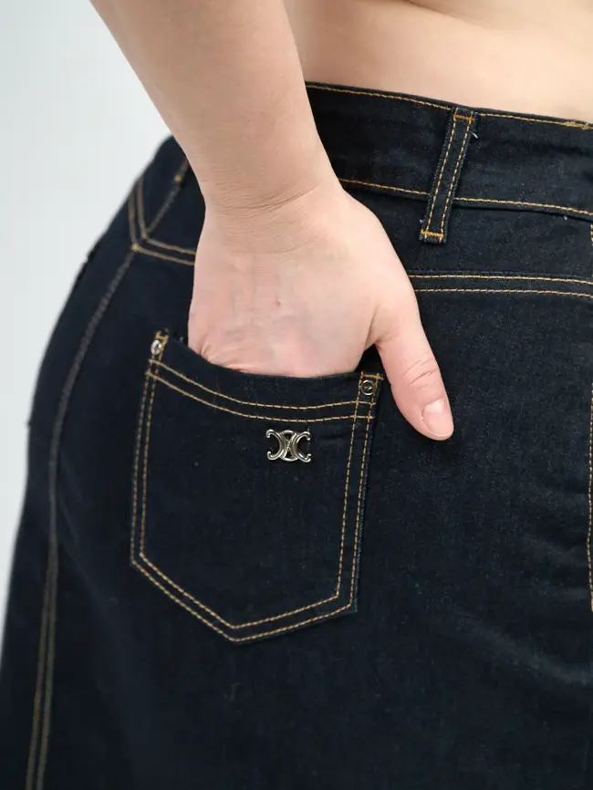 Юбка джинсовая 2331 Турция фото 12