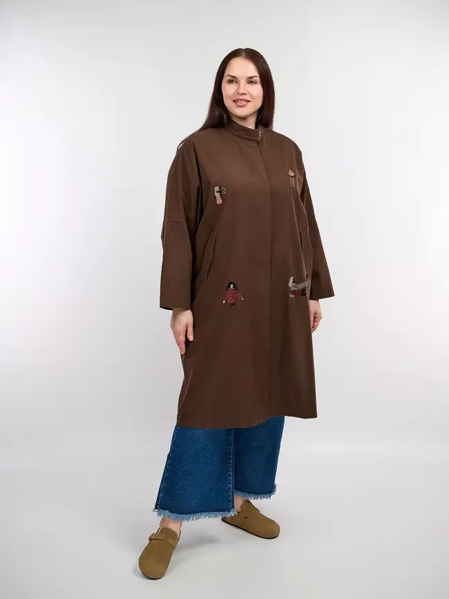 Плащ 3501 Размер 50-58 фото 19