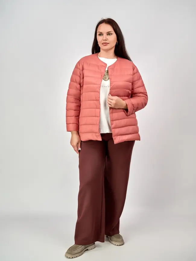 Легкая пуховая куртка 8802 фото 57