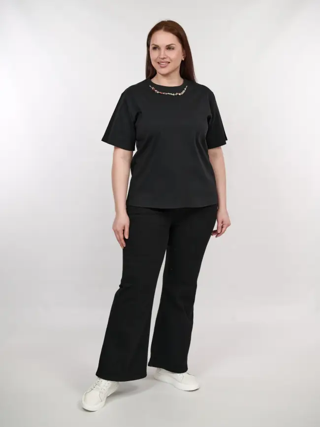 Джинсы клеш Бэст 36025 Размер 50-54 фото 31