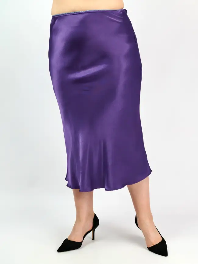 Юбка атлас 9298-1 Размер 48-56 фото 32