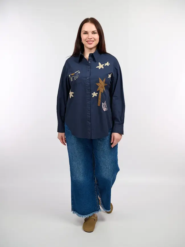 Рубашка 9115 Размер 48-56 фото 2