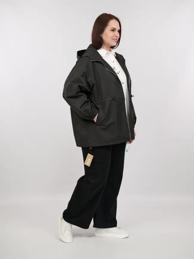 Ветровка со стразами 1633 Размер 50-58 фото 8