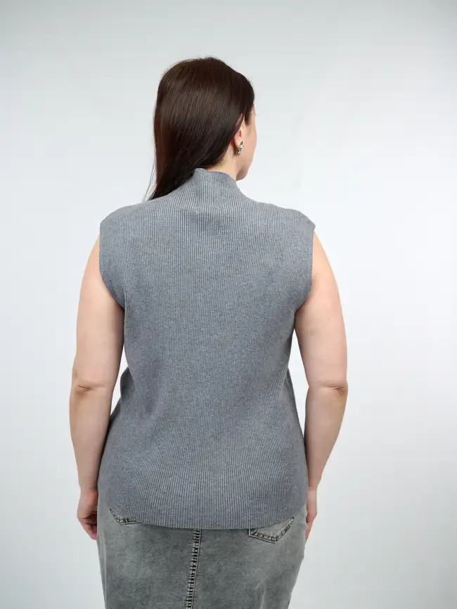 Джемпер без рукавов ЭттоПлюс 876 Размер 54-58 фото 17