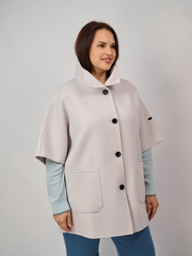 Пальто шерсть 0718 Размер 50-58 фото 57