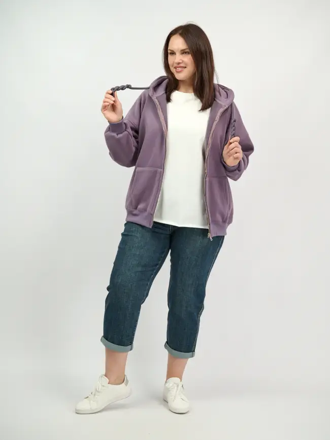 Худи зип утепленное оверсайз размер 50-58 506 фото 177