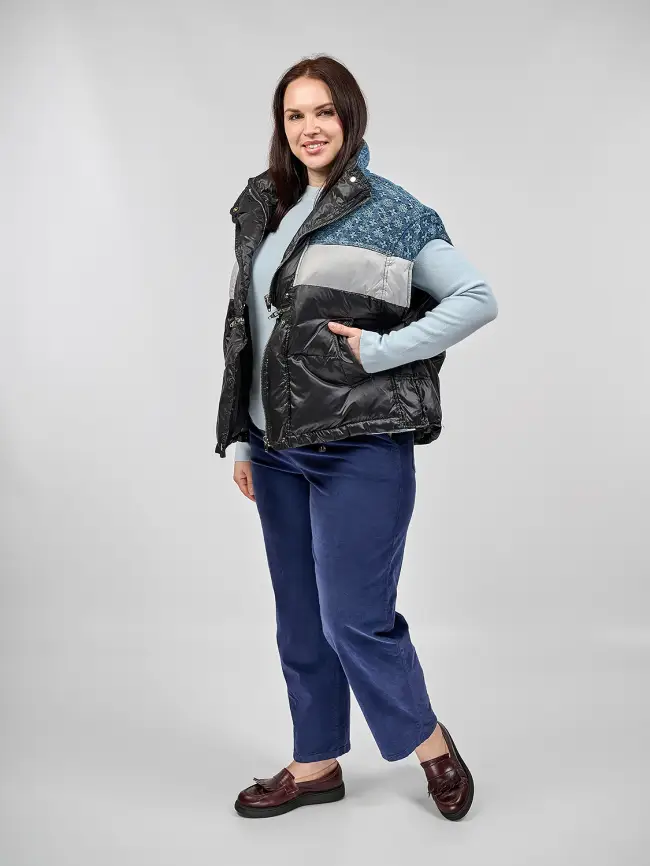 Брюки вельвет ЭттоПлюс 25271 Размеры 54-60 фото 14