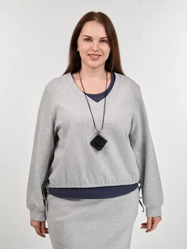 Костюм тройка 0093 Размеры 54-58 фото 5