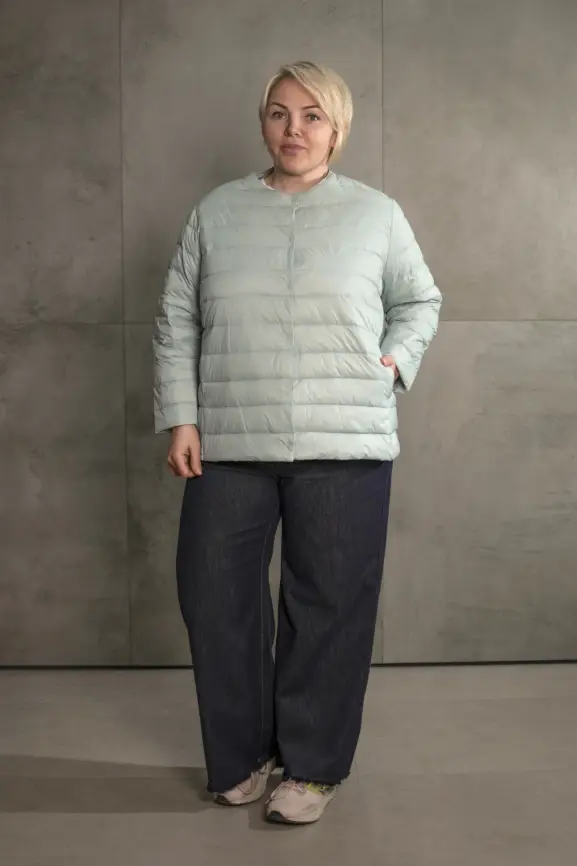 Легкая пуховая куртка 8802 фото 164