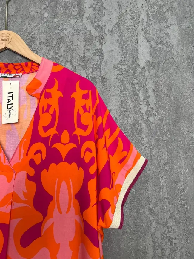 Платье прямого кроя Италия 9126 фото 4