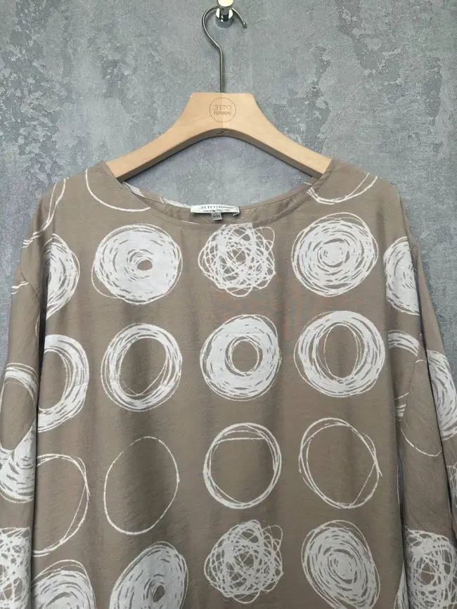 Блуза оверсайз ЭттоПлюс 31599 фото 20