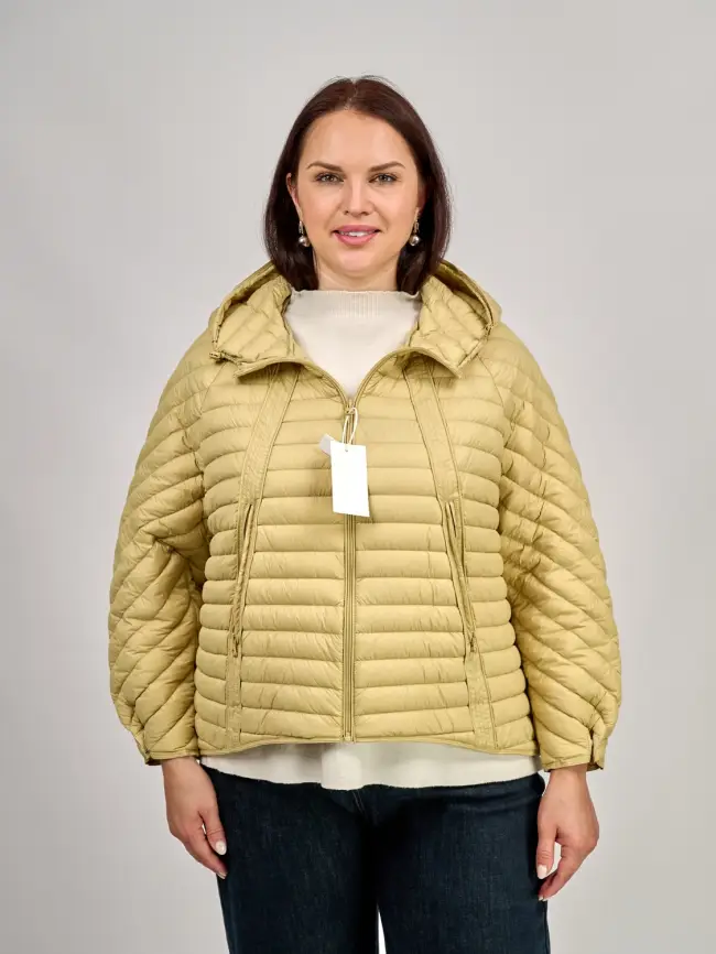 Куртка пуховая легкая 8184 Размер 48-58 фото 6