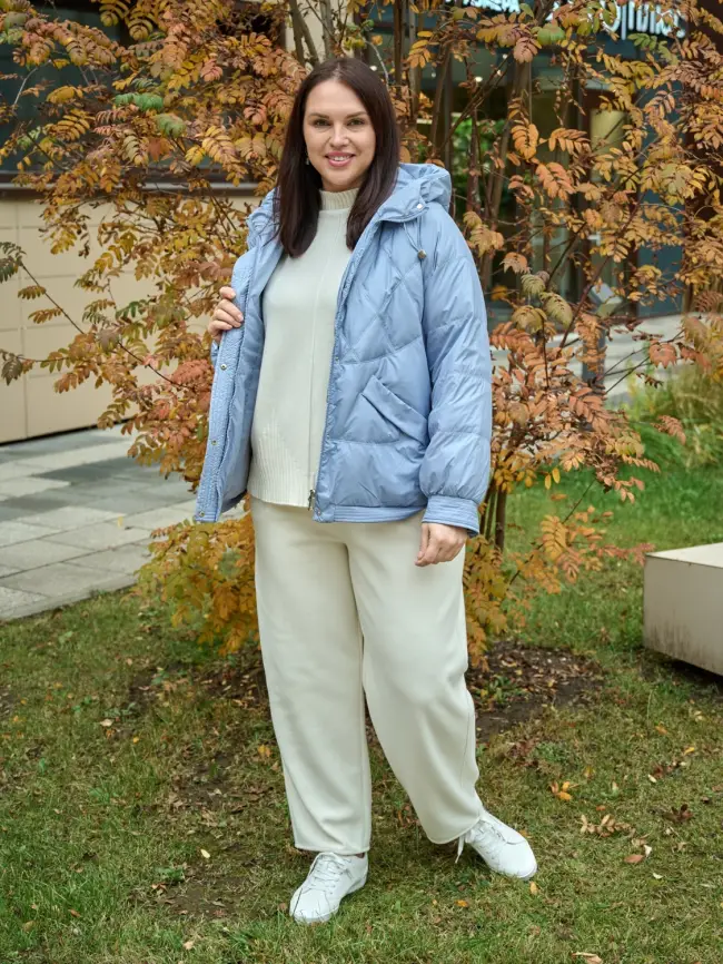 Пуховая куртка ЭттоПлюс 2553 Размер 48-52 фото 111