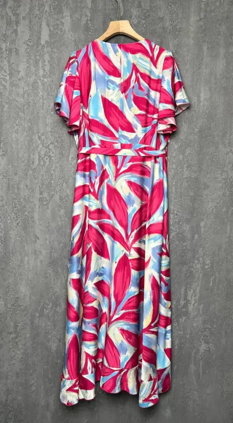 Платье на запахе ЭттоПлюс 044 размеры 48 - 58 фото 35