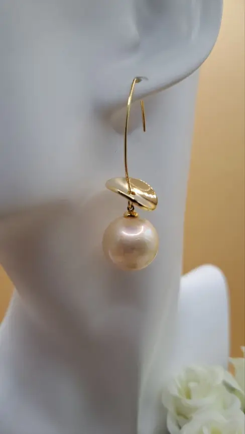 Серьги с Жемчужиной Б330036 фото 2