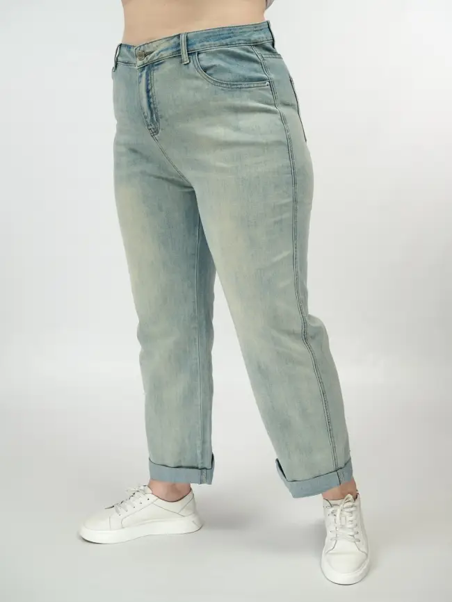 Джинсы с отворотом 36581 фото 6