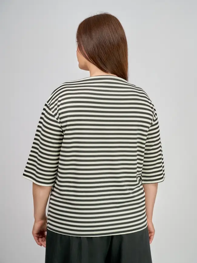 Лонгслив полоска ЭттоПлюс 1711 Размер 50-56 фото 9