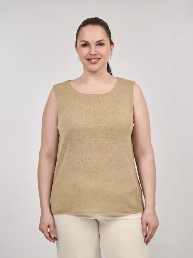 Топ трикотажный облегченный ЭттоПлюс 25108 Размер 50-60 фото 118