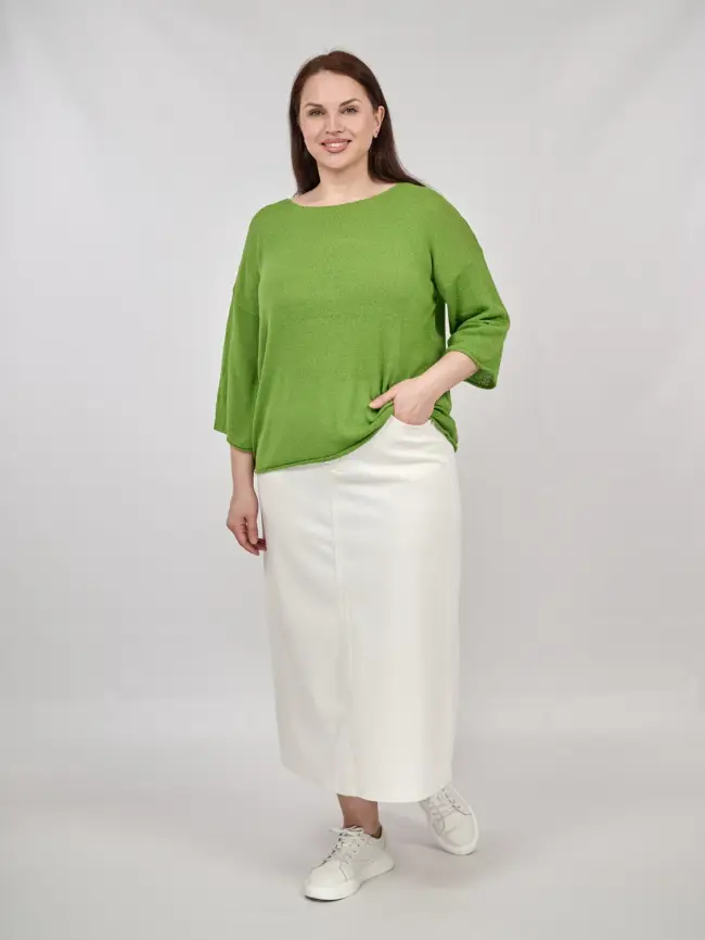 Джемпер облегченный ЭттоПлюс 25107-1 Размер 50-58. фото 14