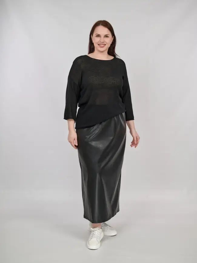 Джемпер облегченный ЭттоПлюс 25107-1 Размер 50-58. фото 186