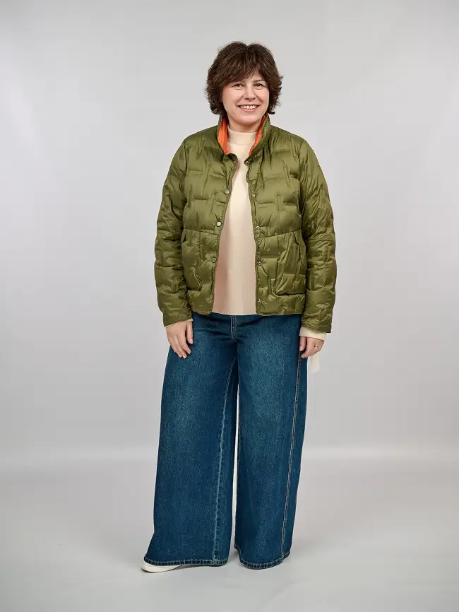 Джинсы палаццо 38785 Размеры 50-54 фото 5