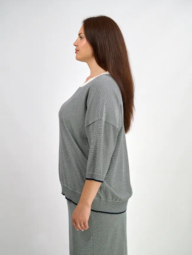 Джемпер облегченный ЭттоПлюс 25415-1 Размер 54-58 фото 4