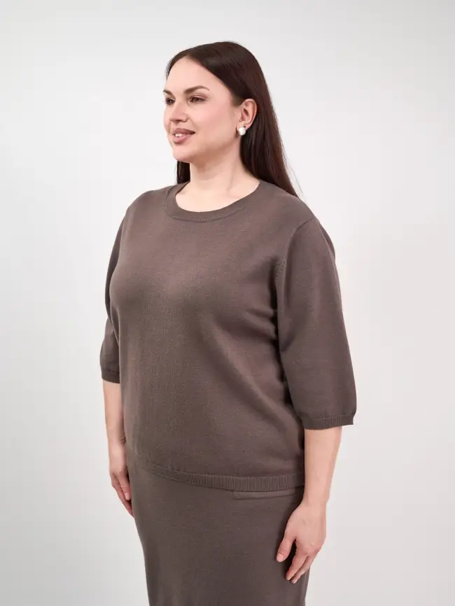 Джемпер 25412 ЭттоПлюс Размер 50-58 фото 5