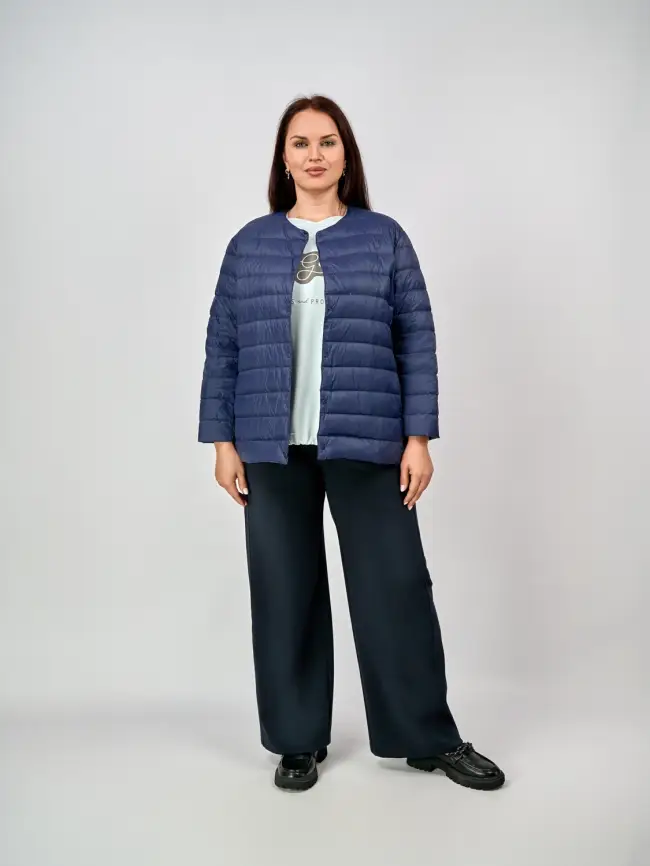 Легкая пуховая куртка 8802 фото 46