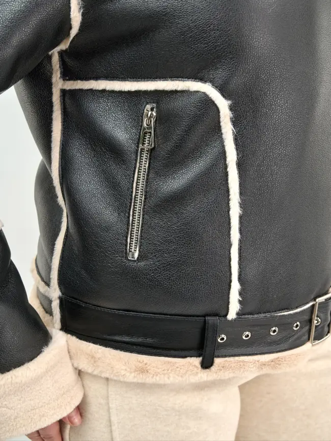 Дубленка авиатор 12105 Размер 46-52 фото 11