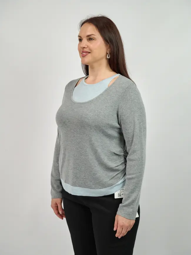 Джемпер 23179 Размер 50-58 фото 21