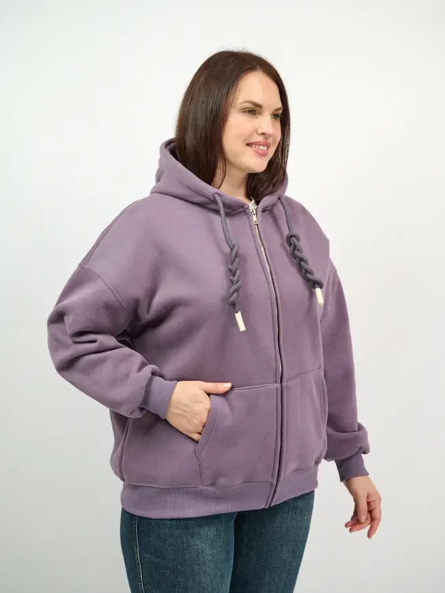 Худи зип утепленное оверсайз размер 50-58 506 фото 181